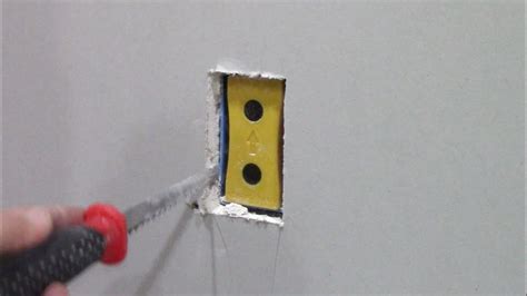 electrical cut out box|electrical box drywall cutter.